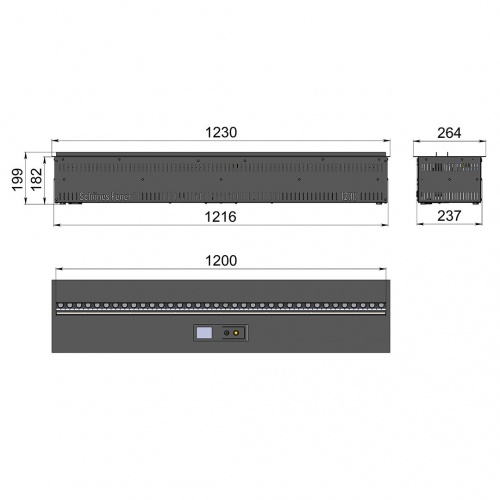 Электроочаг Schönes Feuer 3D FireLine 1200 RGB в Таганроге