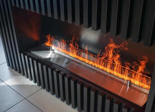 Электроочаг Schönes Feuer 3D FireLine 1000 со стальной крышкой в Таганроге